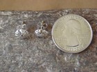 Native American Indian Jewelry Sterling Silver Post Earrings - Marvin Arviso