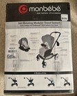 Monbebe Tr470hdm Infant   Toddler 6 In 1 Travel Car Seat Stroller Combo New