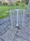 White Metal Spinning Revolving 2 Oz Paint Bottles Storage Rack Holds 160 Bottle