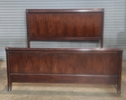 Henkel Harris Mahogany King Size Sleigh Bed Frame Made In Winchester  Virginia