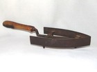 Antique Primitive Heavy Forged Cast Iron Footed Pot Trivet Sad Iron 13-1 2 Stand