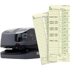 3 Pack Amano Time Clock Ribbon Replacement For Pix tcx All Models Black Ink