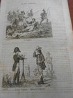 1836 Steel Engraving French Troops Geographic Engineer Napoleonic War Vivandi  re