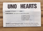 Vintage Mattel Uno Hearts Card Game 1994 - Sealed Cards - Rare 