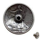 Biker Conchos American Eagle Half Dollar Reproduction Coin Concho Screw Back