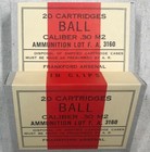 Frankford Arsenal Cal   30 M2 Ball W clips Wwii New Replica  20 Round Ammo Boxes