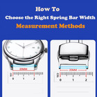 10 Pcs Watch Spring Bar Pins Watchband  Stainless Steel -diameter 1 5mm Or 1 8mm