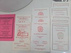 1991-92 Prince Hall Oes Centennial Masonic Black History Archive 14pc  3 Ribbons