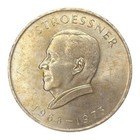 1968 Paraguay 300 Guaranies Large World Silver Coin  720 Fine Toned  6158asw