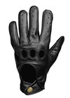 New Driving Gloves Genuine Sheep Leather Touch Screen Knuckle Holes Black Glove