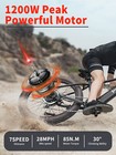 Luckeep 1200w Electric Bike For Adults 32mph Samsung Battery Ebike 26  fat Tire
