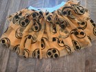 The Nightmare Before Christmas Disney Toddler Orange Black Tutu Tulle Skirt 3t