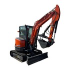 4 Ton  Kubota Diesel Engine Mini Excavator W  Hydraulic Thumb   A c   Cfg-40uf
