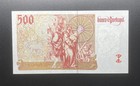 Portuguese Currency  2000 Portugal 500 Escudos Paper Money Banknote     P 187