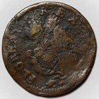 C 1670 New Jersey St  Patrick Farthing  Martin 3b 2-fc 1 - Copper Colonial Coin