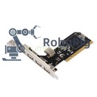High Speed 480mbps 5 Port Usb 2 0 Pci Hub Card Controller Adaptor Module