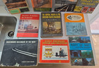Lot Of 10 Railroad Locomotive Trains Trolleys Vintage Illustrated Books