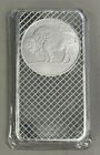 10 Oz  Silver Silvertowne Buffalo Bar  999 Fine Silver