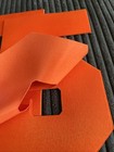 Background Poly Twill Numbers For Jerseys 8 Inch Sew On Orange