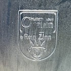 Vtg Pewter Beer Stein W Lid H  ttebr  uker Creation Rein Zinn Germany Hunting Deer