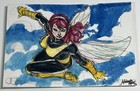 2012 Ud Marvel Premier Adriana Melo Wasp 4-panel Sketch Card  published Artist