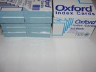 Vintage 1000 Count Oxford 3    X 5     7320  Index Cards Huge Lot Made In Ny Usa Blu