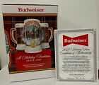 2021 Budweiser Holiday Stein Plaid Holiday From Annual Christmas Mug Series New 