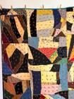 Wow  Antique Hand Made Crazy Quilt Victorian Embroidered Signed Silk Velvet Vtg