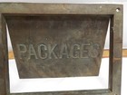 Vintage Yale   Towne Hardware Door Cast Brass Packages Mail Pass Thru Slot Door