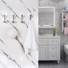 1 Pack Brushed Nickel Wall Mounted Bathroom Towel Robe Coat Hook Hanger