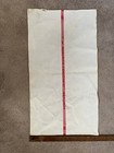 Vtg Startex Mills Cotton Linen Red Stripe Dish Towel J M Bostwick Janesville Wi