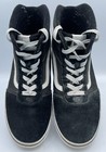 Vans Classic Suede Canvas High Top Black White Shoes Youth Size 7