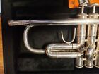 Bach Tr200s Silver Bb Intermediate Trumpet--chem Cleaned  Serviced  Nice 