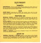 Chicago Railroad Fair - Timetable For - Cripple Creek Trains At The Fair - 1949