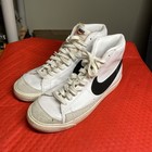 Nike Blazer    77 Vintage White Black Suede Sneaker Bq6806-100 Retro Mens Size 10