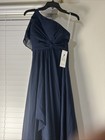 Women   s Formal Maxi Dress Size 10 Ruffle Prom Wedding Special Event Nwt
