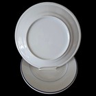 Apilco France Tradition Blue Band Dinner Plates  11   Set Of 2