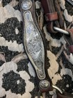 Fleming Sterling Silver   Overlaid Bridle-show Halter Head Stall Leather Ornate