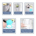 Hanging Diaper Caddy  Baby Bed Hanging Organizer  Nursery Organization Baby D   