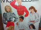 Mccalls 8297 Sewing Pattern Misses Blouses 5 Styles Sz 14 Bust 36 Nos Uncut