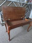 Vintage  Cherry Piano Bench Coffee Table
