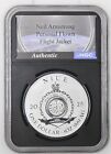 2025  1 Niue Reverse Proof 1oz Silver Apollo 11 Neil Armstrong Jacket Ngcx Pf 10