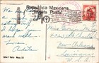 Mexico 1943 Wwii Postal Censored Pict Postcard Alameda Mexico Df Addr   Postmark