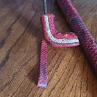 1935-1950 s Vintage Snakeskin Handle With Snakeskin Sheath