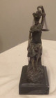 Rare Collection Lady Justice Themis Goddess Statue Figurine Greek Roman Bronze 
