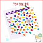 Swpeet 1 Pound Mosaic Tiles Mixed Color And Shapes Mosaic Glass Pieces With Orga