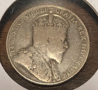 1907 Canada Newfoundland Silver Half Dollar Fifty Cents 50 Cents   2076