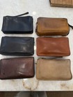Lot Of 6-vintage Coach 9455 Zippered Clutch - See Description