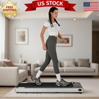 4 0hp Folding Treadmill Portable Electric Machine With 14 5  Lcd Display Running