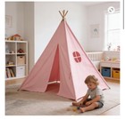 Wilwolfer Teepee Tent For Kids   Play Tents   Playhouse For Indoor  Pink